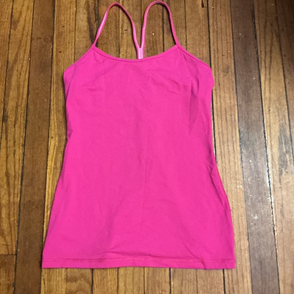 Lululemon Women's Pink Spaghetti Strap Tank Top